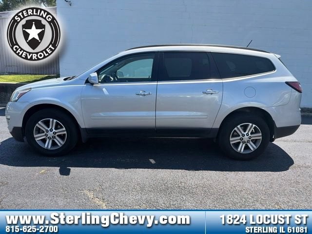 Used 2015 Chevrolet Traverse 1LT with VIN 1GNKRGKD8FJ152948 for sale in Sterling, IL