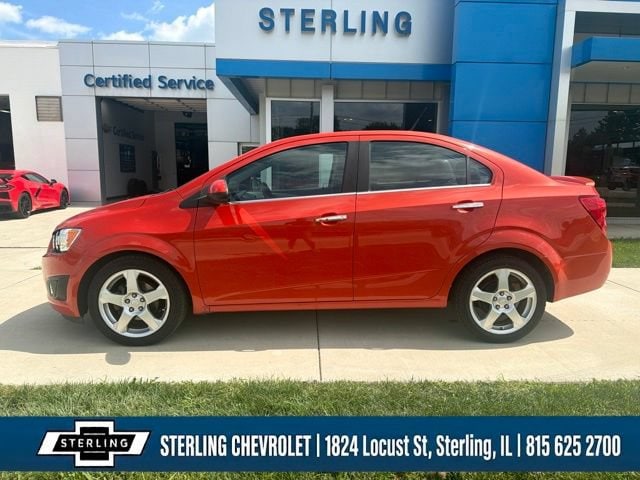 Used 2013 Chevrolet Sonic LTZ with VIN 1G1JE5SB4D4228401 for sale in Sterling, IL