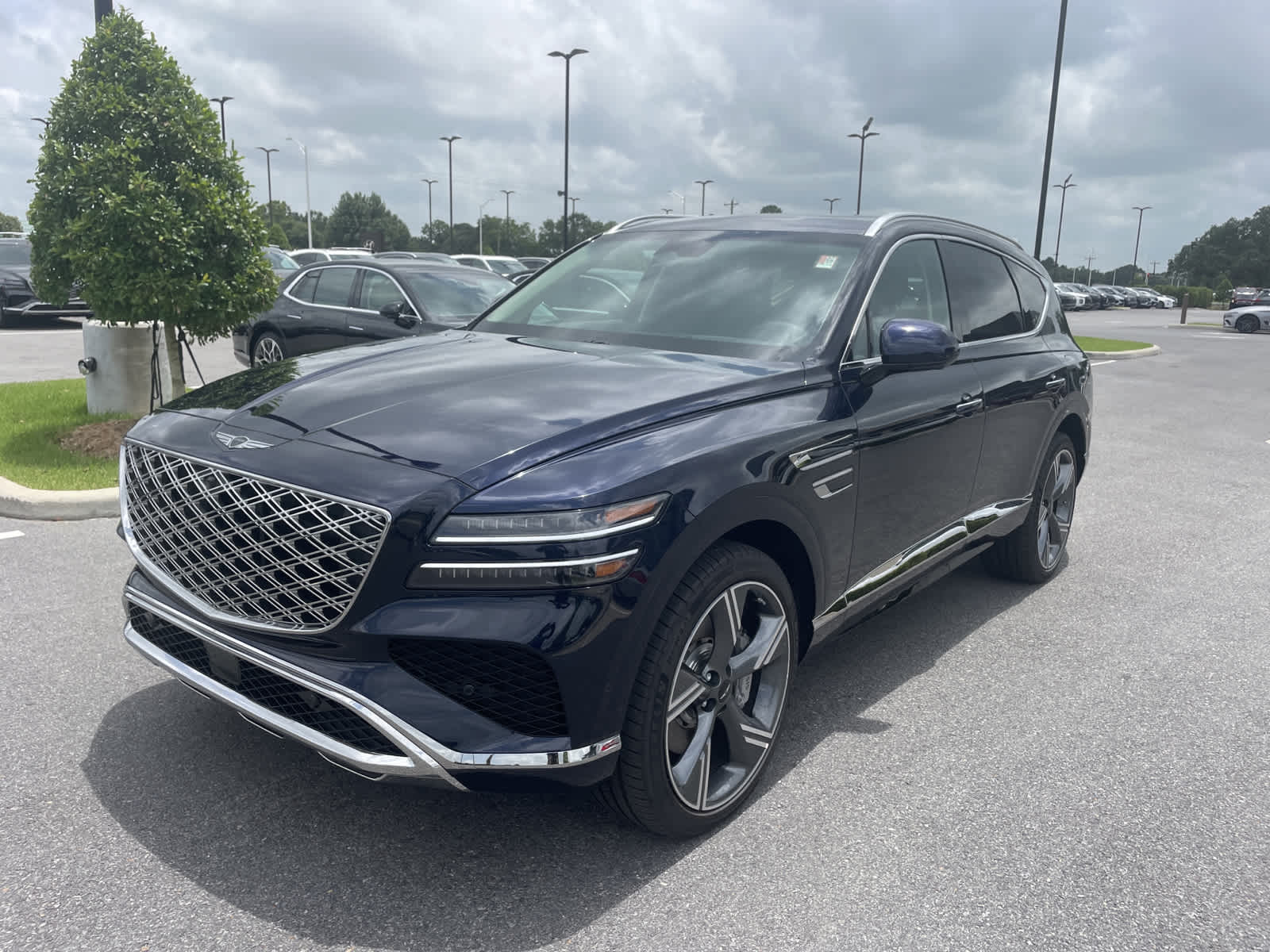 Certified 2025 GENESIS GV80 Prestige with VIN KMUHEESC7SU217076 for sale in Lafayette, LA