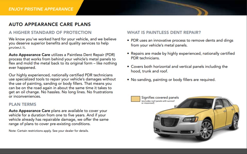 Auto Appearance Protection Plan Sterling Heights Dodge Chrysler Jeep Ram
