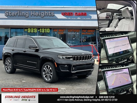 Used 2022 Jeep Grand Cherokee Overland SUV for sale in Sterling Heights MI