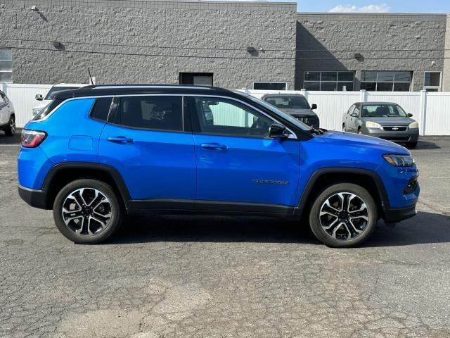 Used 2022 Jeep Compass Limited with VIN 3C4NJDCB5NT179234 for sale in Sterling Heights, MI
