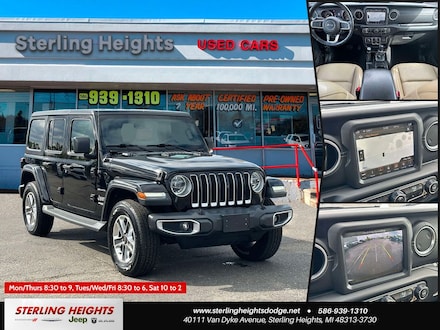 Used 2018 Jeep Wrangler Unlimited Sahara SUV for sale in Sterling Heights MI