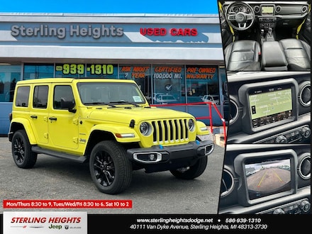 Used 2023 Jeep Wrangler Sahara 4xe SUV for sale in Sterling Heights MI