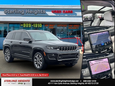 Used 2022 Jeep Grand Cherokee Overland SUV for sale in Sterling Heights MI