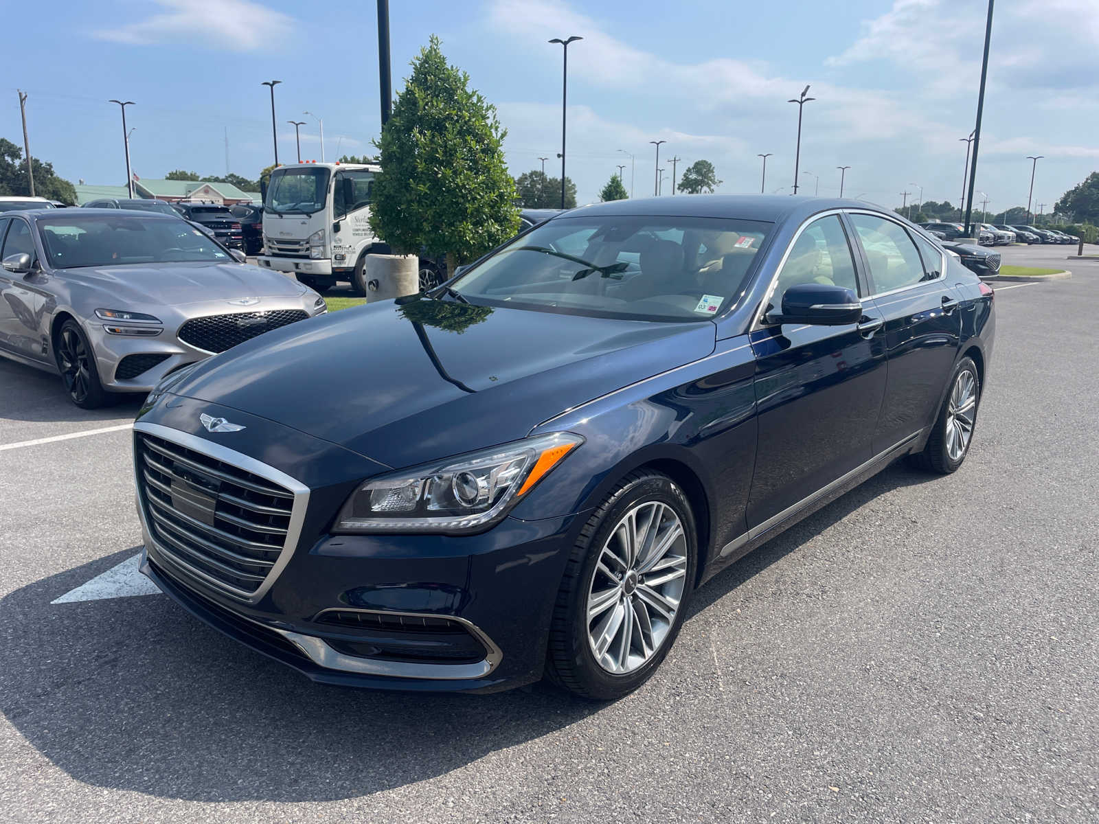 Used 2019 GENESIS G80 Base with VIN KMTFN4JE8KU328146 for sale in Lafayette, LA