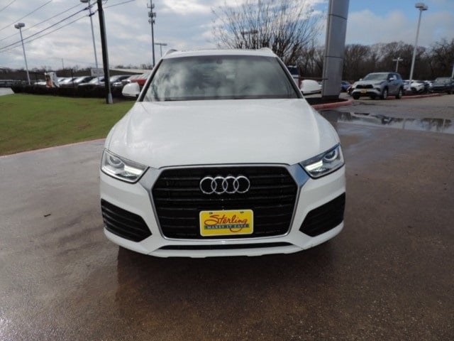 Used 2018 Audi Q3 Premium with VIN WA1BCCFS2JR028013 for sale in Bryan, TX