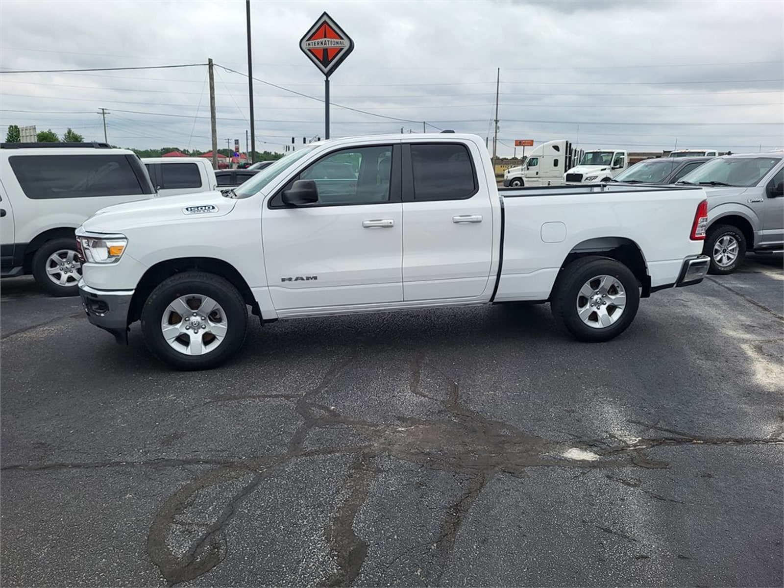 Used 2021 RAM Ram 1500 Pickup Big Horn/Lone Star with VIN 1C6SRFBT5MN509011 for sale in Jasper, IN