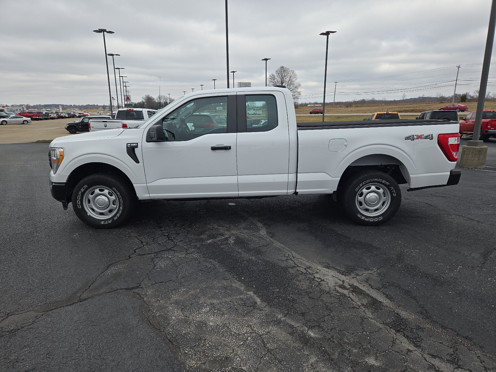 Used 2021 Ford F-150 XL with VIN 1FTEX1EPXMFA04301 for sale in Jasper, IN