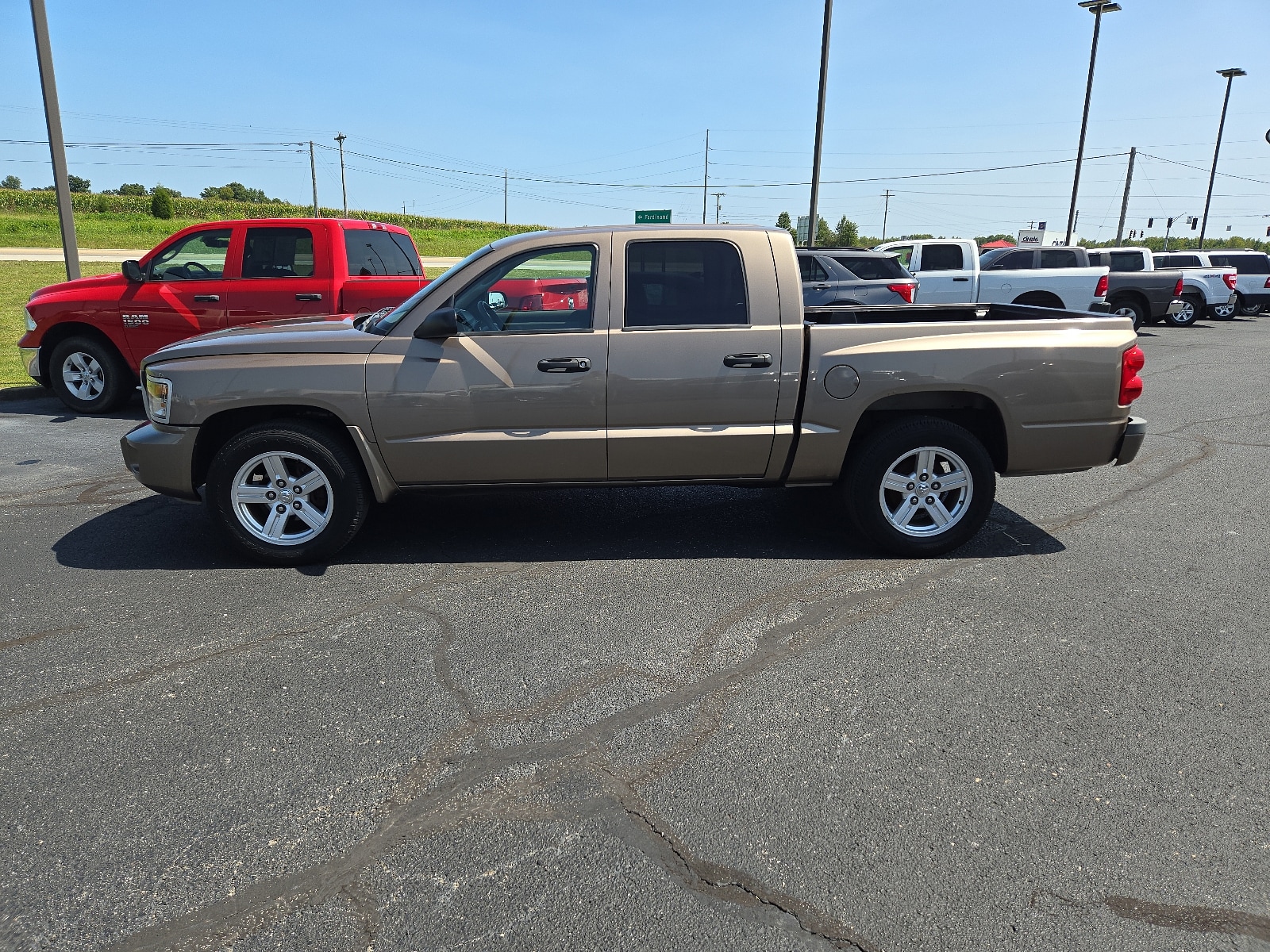 Used 2009 Dodge Dakota Big Horn with VIN 1D7HE38K19S771795 for sale in Jasper, IN