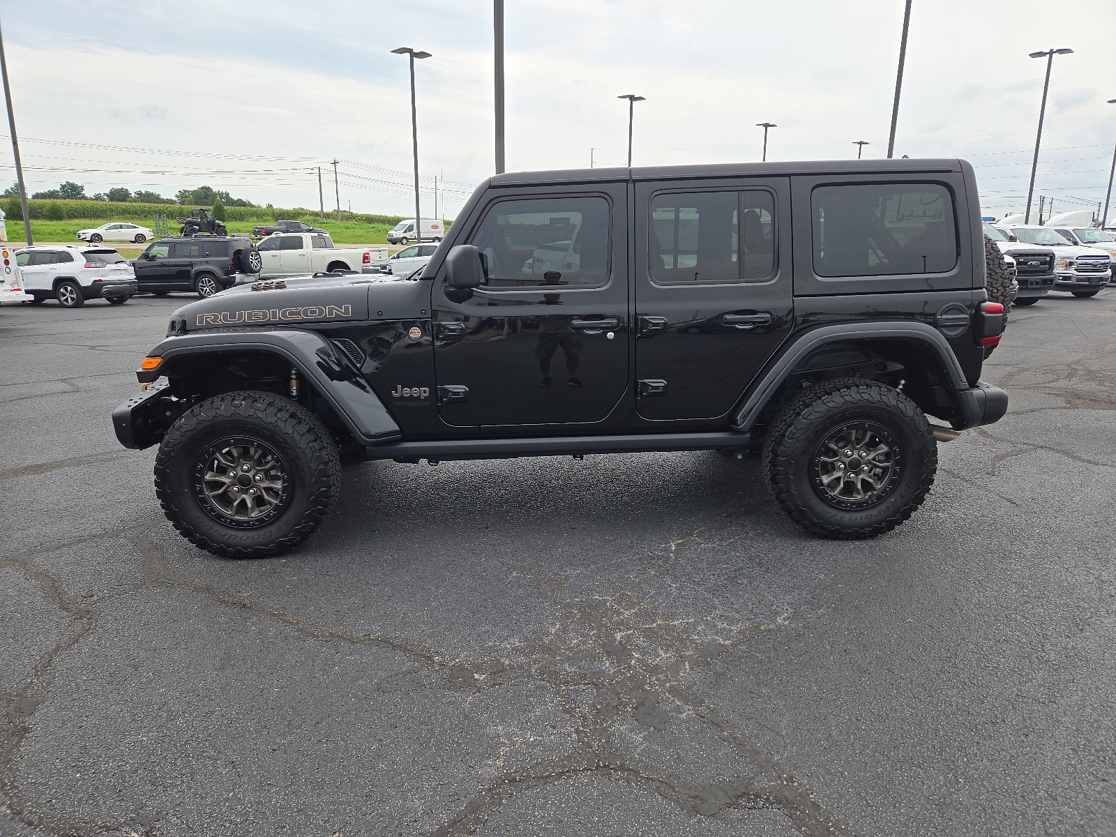 Used 2021 Jeep Wrangler Unlimited Rubicon 392 with VIN 1C4JJXSJ3MW761897 for sale in Jasper, IN