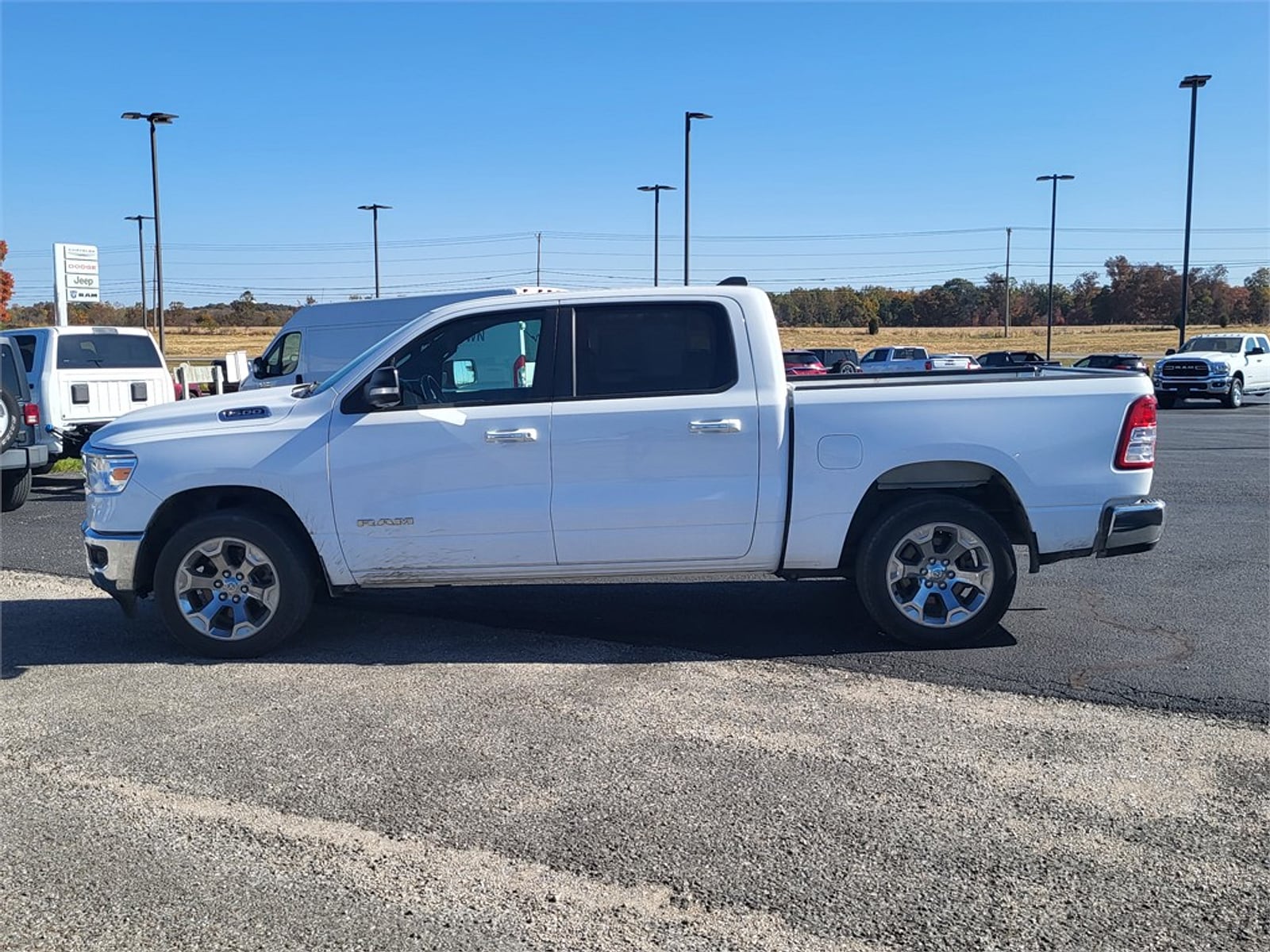 Used 2019 RAM Ram 1500 Pickup Big Horn/Lone Star with VIN 1C6RRFFG1KN727892 for sale in Jasper, IN