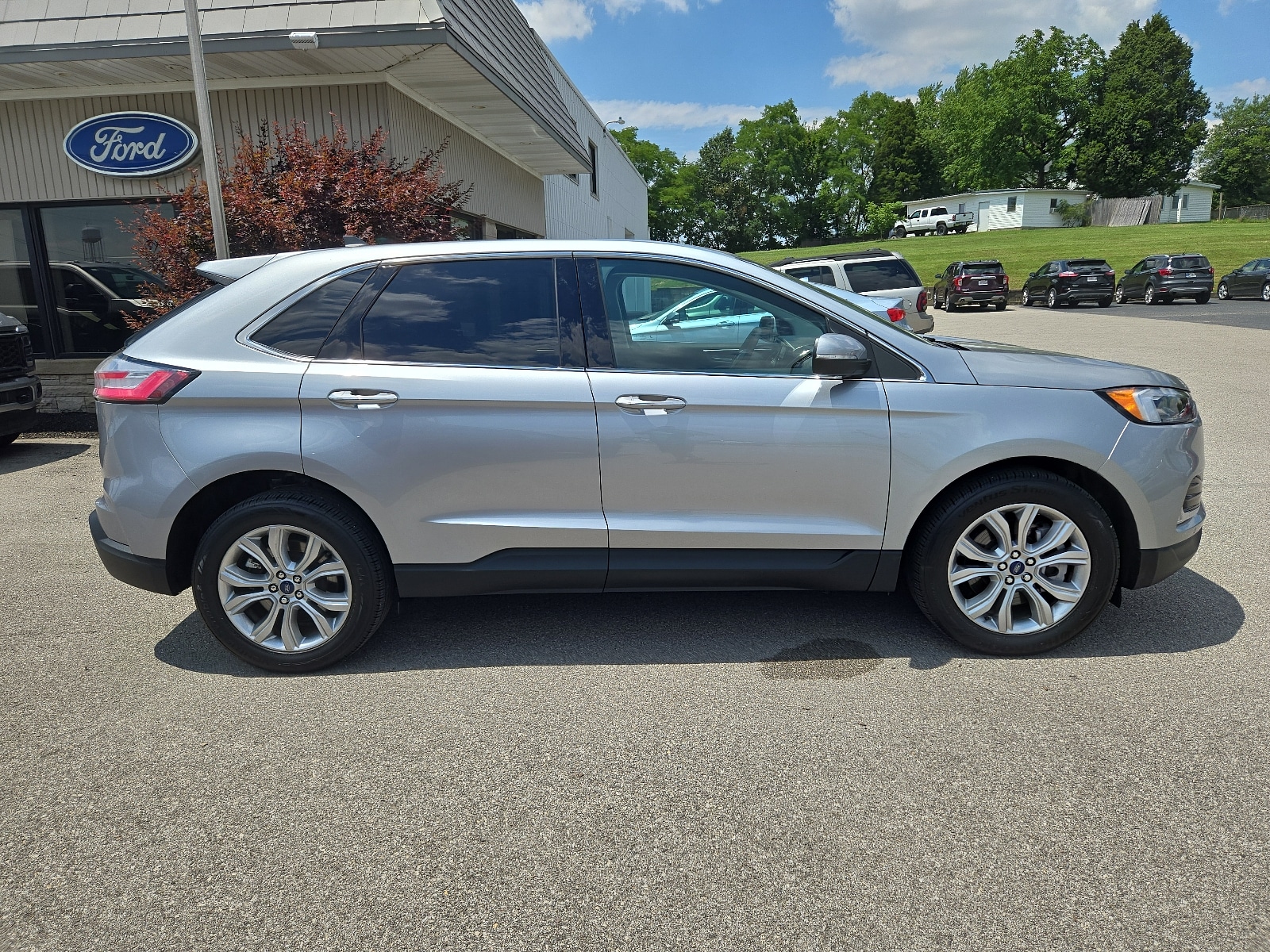 Certified 2022 Ford Edge Titanium with VIN 2FMPK4K99NBA86907 for sale in Dale, IN