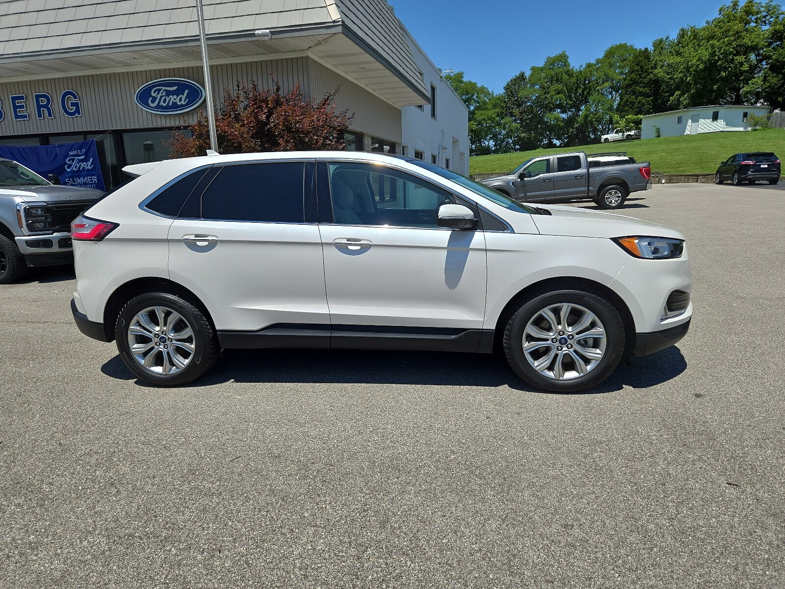 Used 2019 Ford Edge Titanium with VIN 2FMPK4K99KBB31243 for sale in Dale, IN