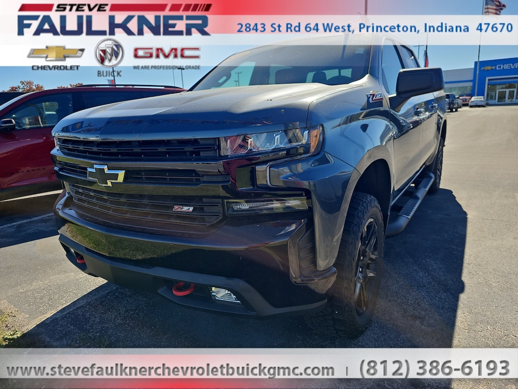 Used 2021 Chevrolet Silverado 1500 LT Trail Boss Truck Crew Cab