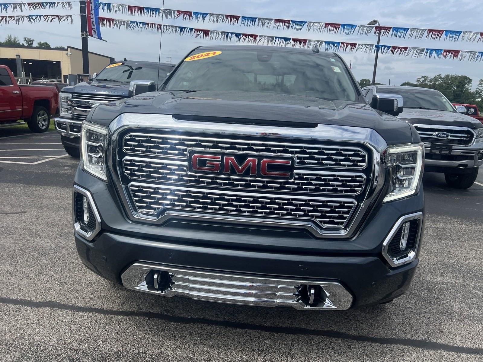 Certified 2021 GMC Sierra 1500 Denali Denali with VIN 1GTU9FEL7MZ441106 for sale in Princeton, IN