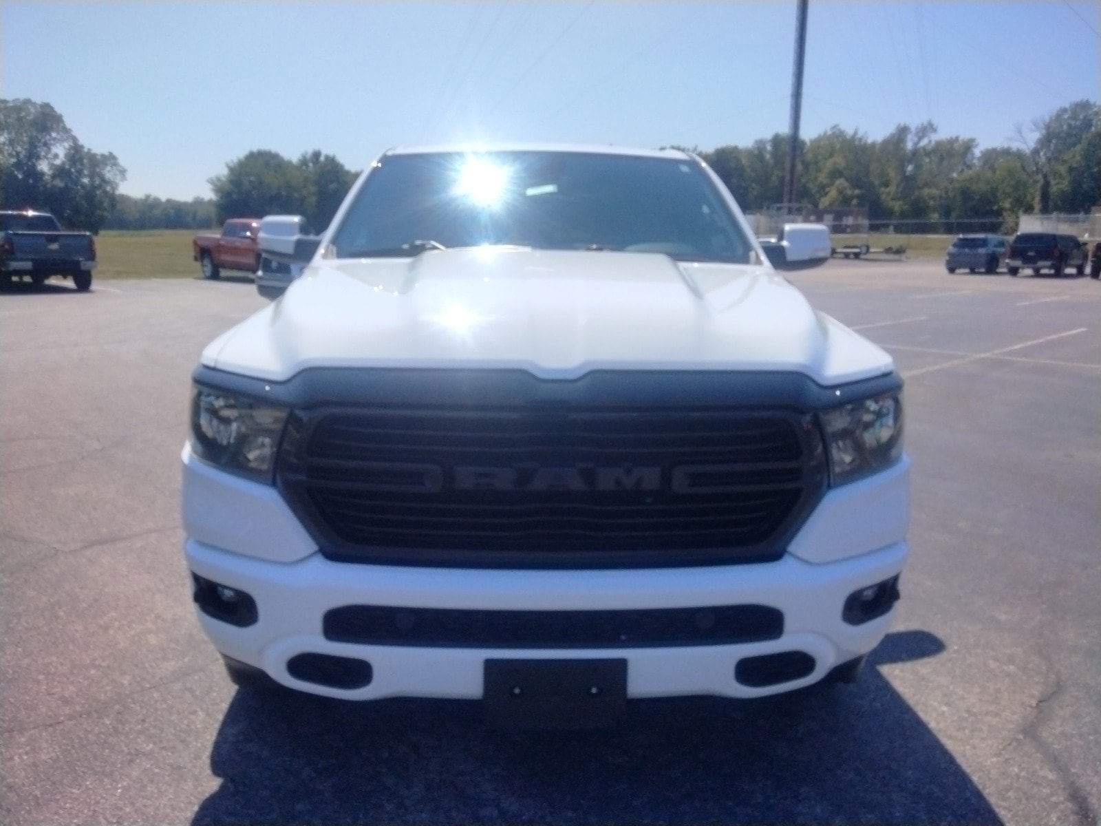 Used 2020 RAM Ram 1500 Pickup Big Horn/Lone Star with VIN 1C6SRFFTXLN184025 for sale in Princeton, IN