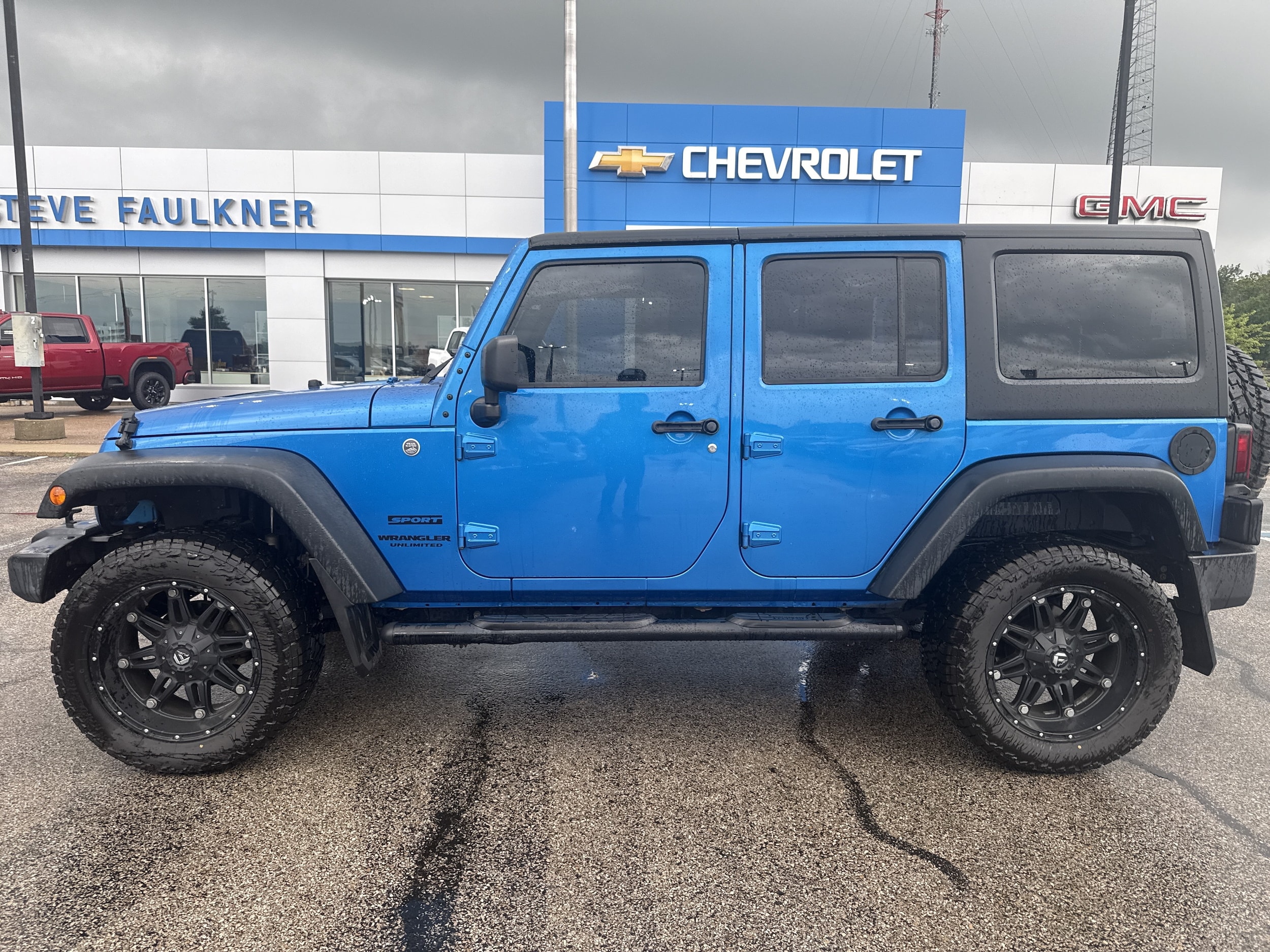 Used 2015 Jeep Wrangler Unlimited Sport with VIN 1C4BJWDG0FL731826 for sale in Princeton, IN