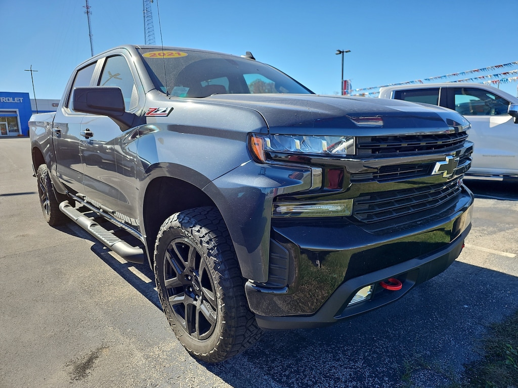 Used 2021 Chevrolet Silverado 1500 LT Trail Boss Truck Crew Cab