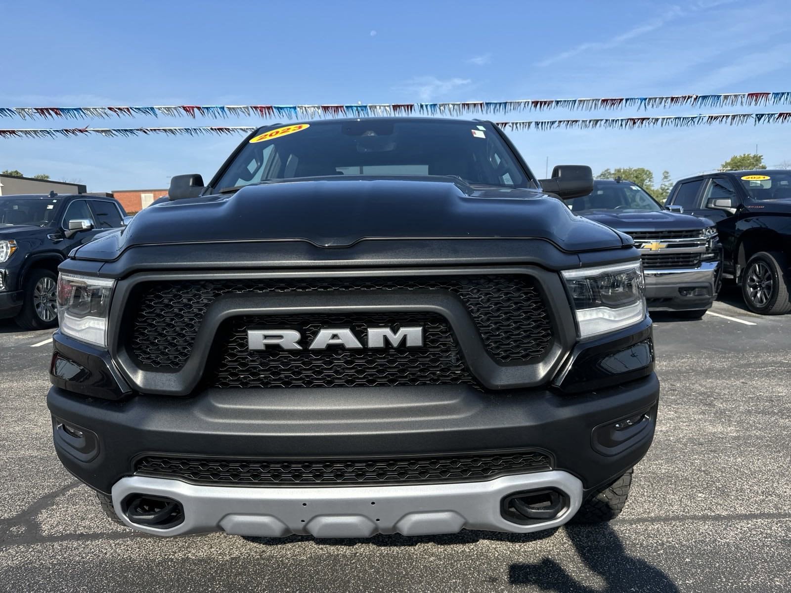 Used 2023 RAM Ram 1500 Pickup Rebel with VIN 1C6SRFLT8PN587754 for sale in Princeton, IN