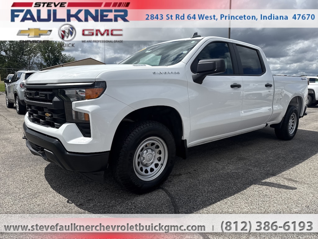 Used 2025 Chevrolet Silverado 1500 WT Truck Crew Cab