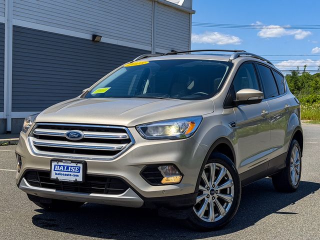 Used 2018 Ford Escape Titanium with VIN 1FMCU9J96JUA45887 for sale in Hadley, MA