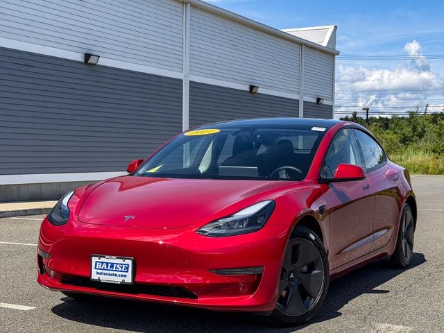 Used 2021 Tesla Model 3 Base with VIN 5YJ3E1EAXMF994752 for sale in Hadley, MA