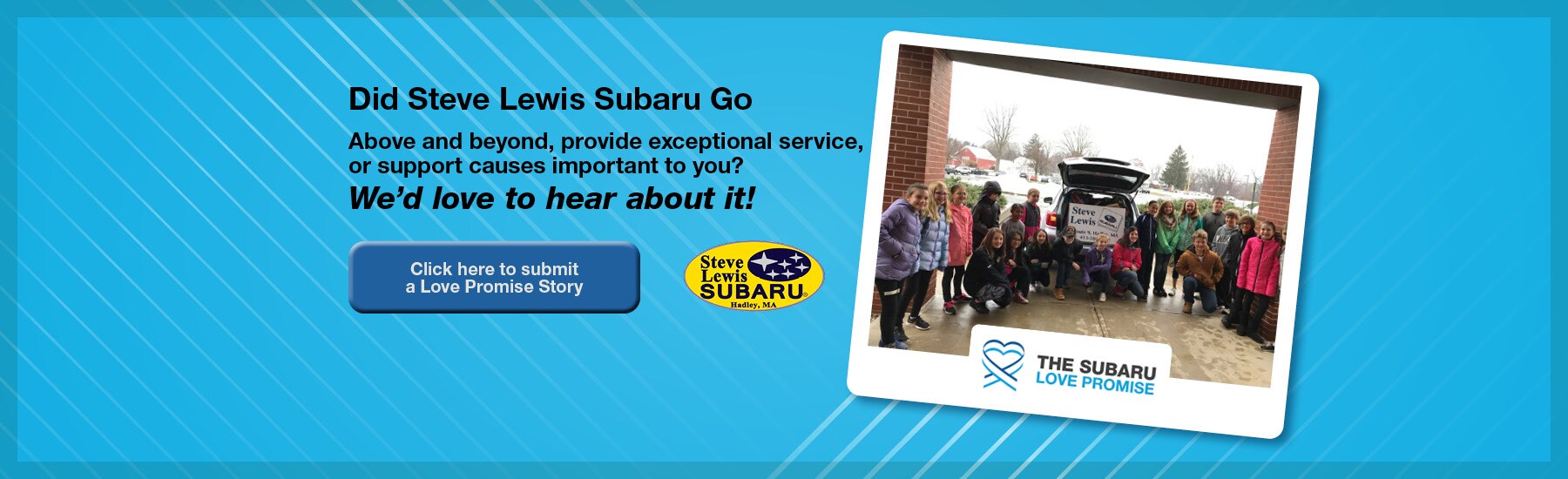 Steve Lewis Subaru New & Used Subaru Dealership in Hadley, Massachusetts