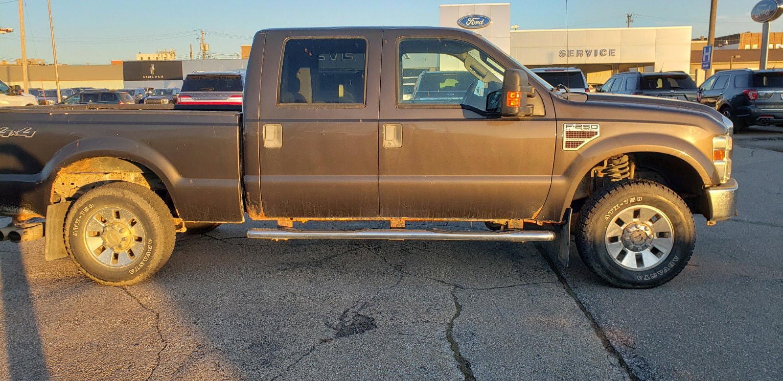 Used 2008 Ford F-250 Super Duty Lariat with VIN 1FTSW21R08ED06324 for sale in Grinnell, IA