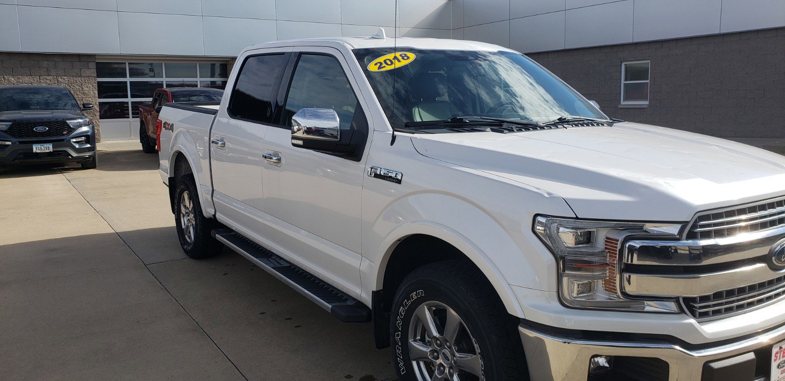 Used 2018 Ford F-150 Lariat with VIN 1FTEW1EG9JKE91254 for sale in Grinnell, IA