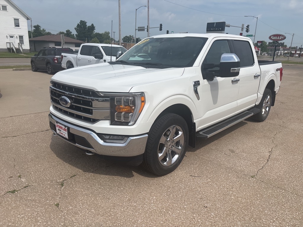 Used 2022 Ford F-150 Lariat with VIN 1FTFW1E8XNFA70218 for sale in Grinnell, IA