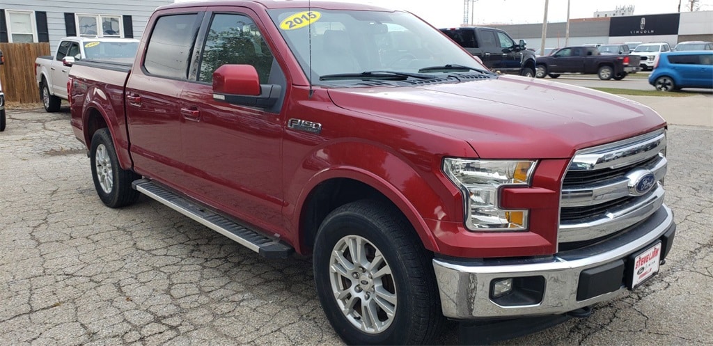 Used 2015 Ford F-150 Lariat with VIN 1FTEW1EF1FKD48250 for sale in Grinnell, IA