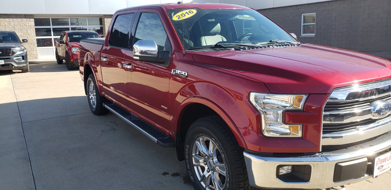 Used 2016 Ford F-150 Lariat with VIN 1FTEW1EP7GKE15489 for sale in Grinnell, IA