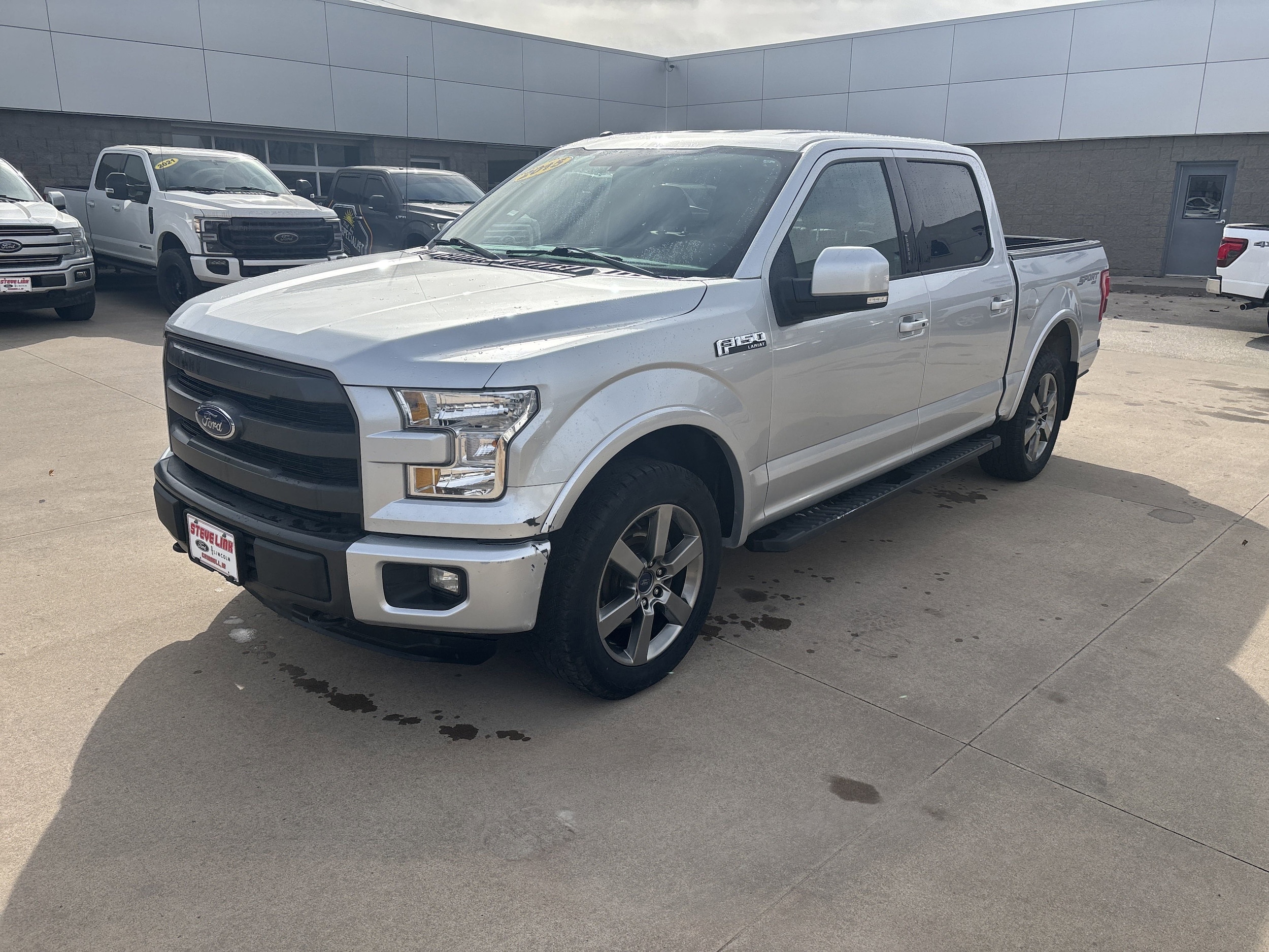 Used 2015 Ford F-150 Lariat with VIN 1FTEW1EFXFKD33505 for sale in Grinnell, IA