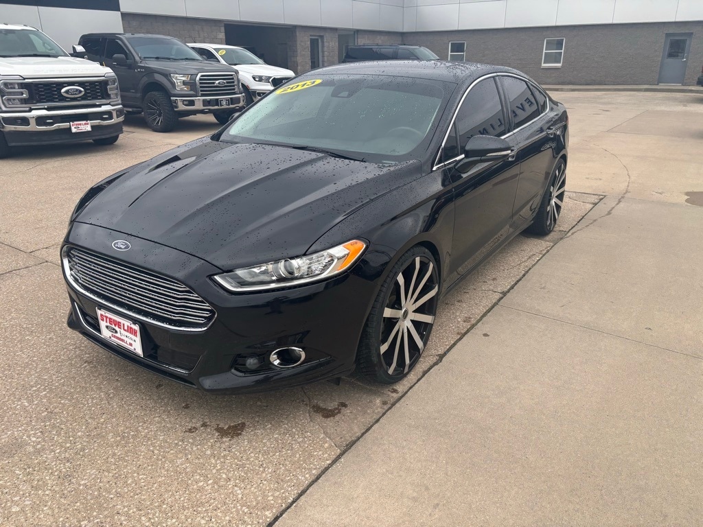 Used 2013 Ford Fusion Titanium with VIN 3FA6P0K90DR379210 for sale in Grinnell, IA