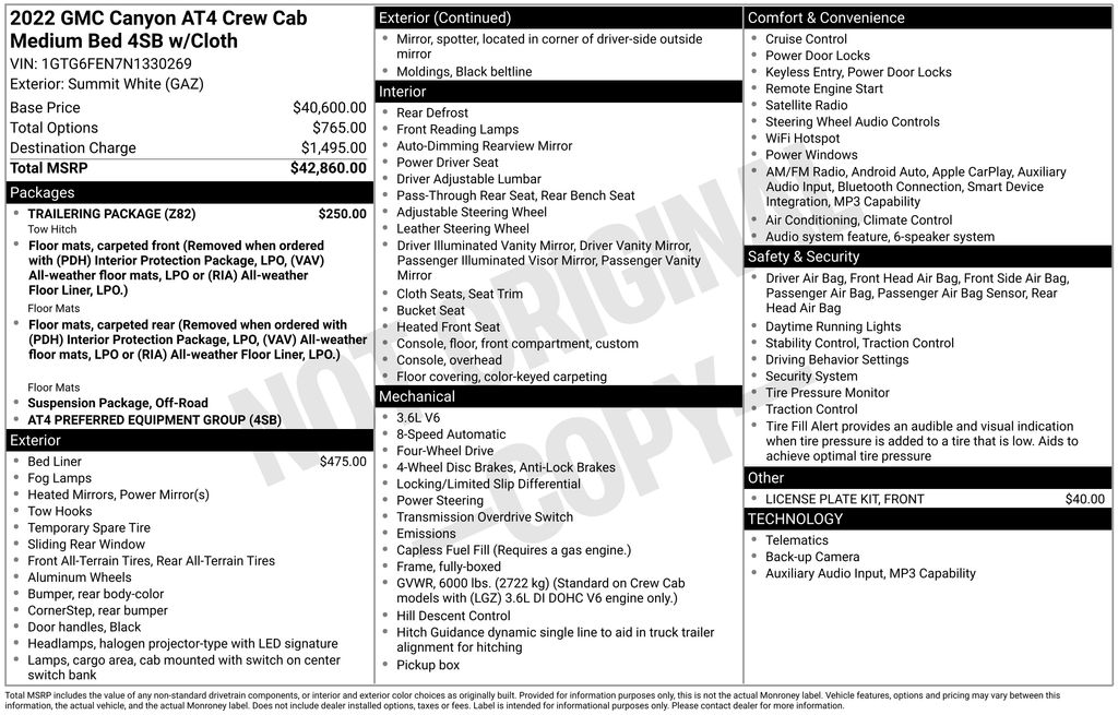 2022 GMC Canyon AT4 - Photo 15