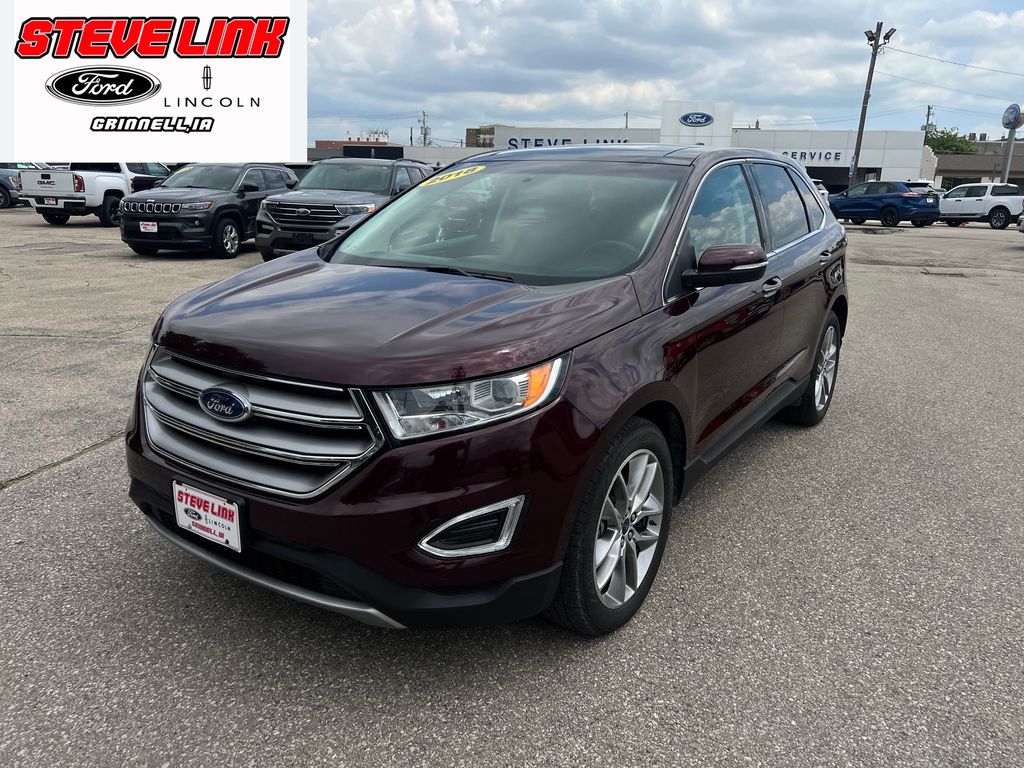 Used 2018 Ford Edge Titanium with VIN 2FMPK4K81JBC55643 for sale in Grinnell, IA