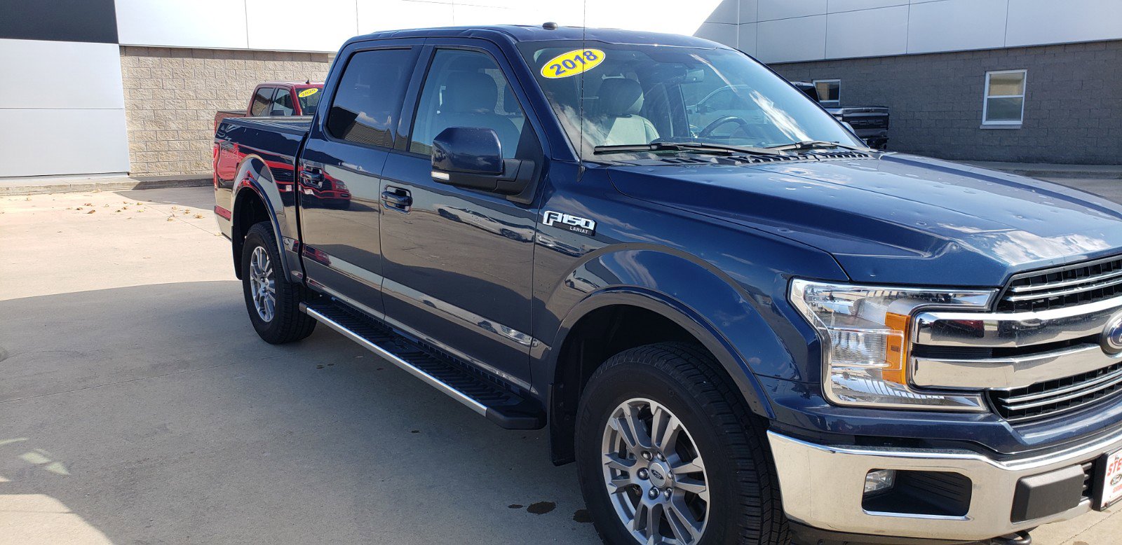 Used 2018 Ford F-150 Lariat with VIN 1FTEW1E53JKE66218 for sale in Grinnell, IA