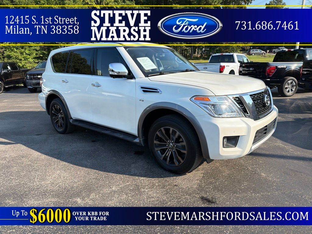 Used 2018 Nissan Armada Platinum with VIN JN8AY2NE0J9731557 for sale in Milan, TN