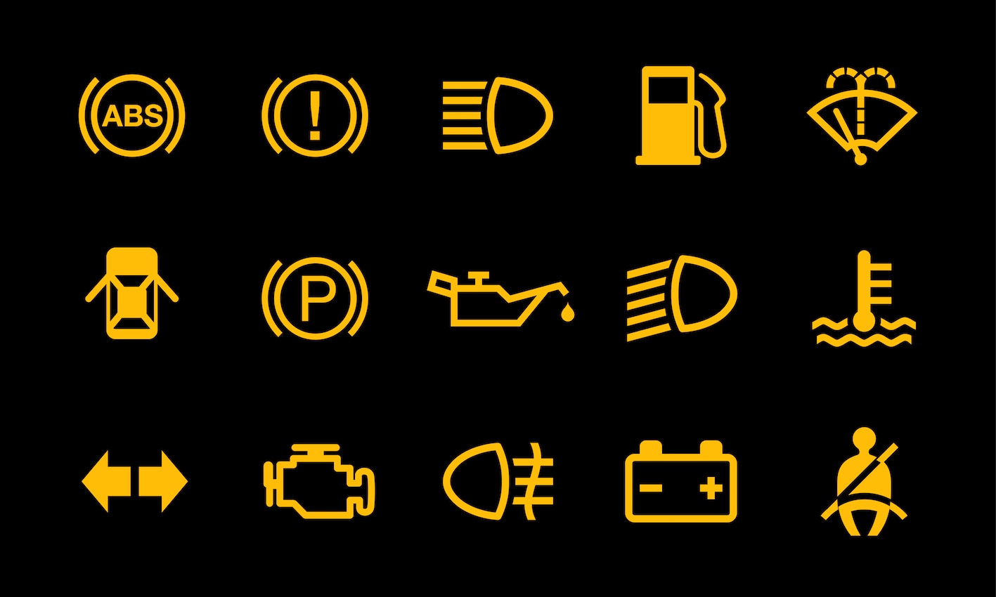 2005 ford excursion warning lights