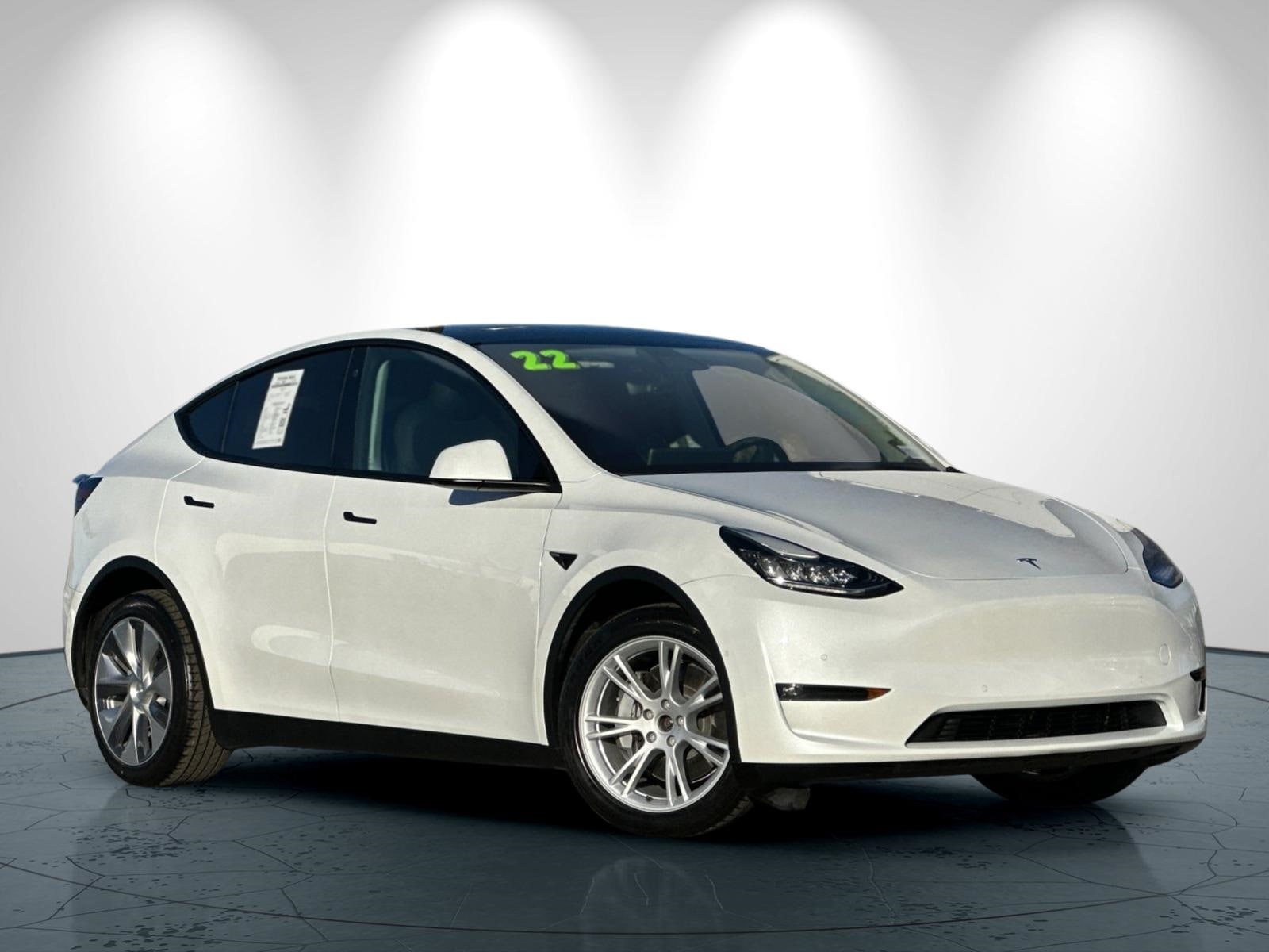 Used 2022 Tesla Model Y Long Range with VIN 7SAYGDEE3NF348140 for sale in San Jose, CA