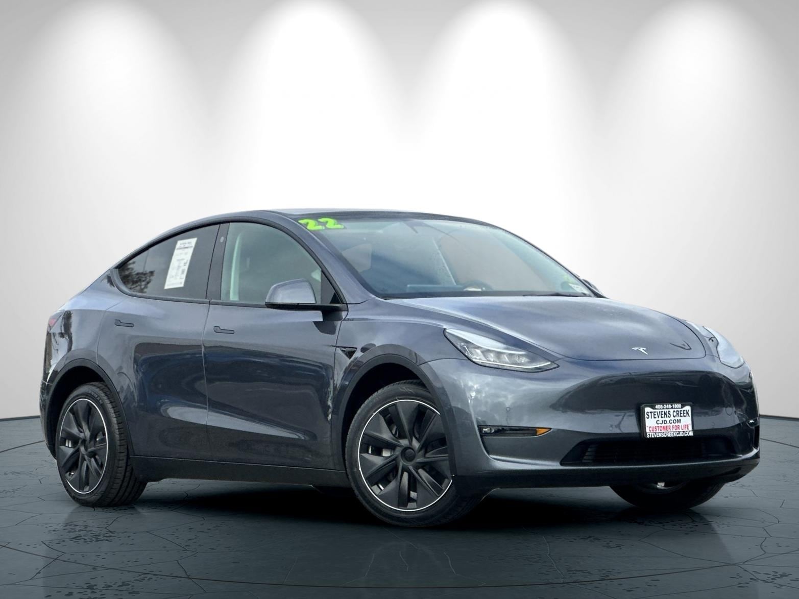 Used 2022 Tesla Model Y Long Range with VIN 7SAYGDEE3NF436086 for sale in San Jose, CA