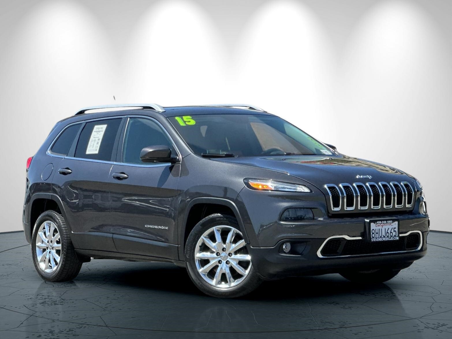 Used 2015 Jeep Cherokee Limited with VIN 1C4PJLDB0FW765949 for sale in San Jose, CA