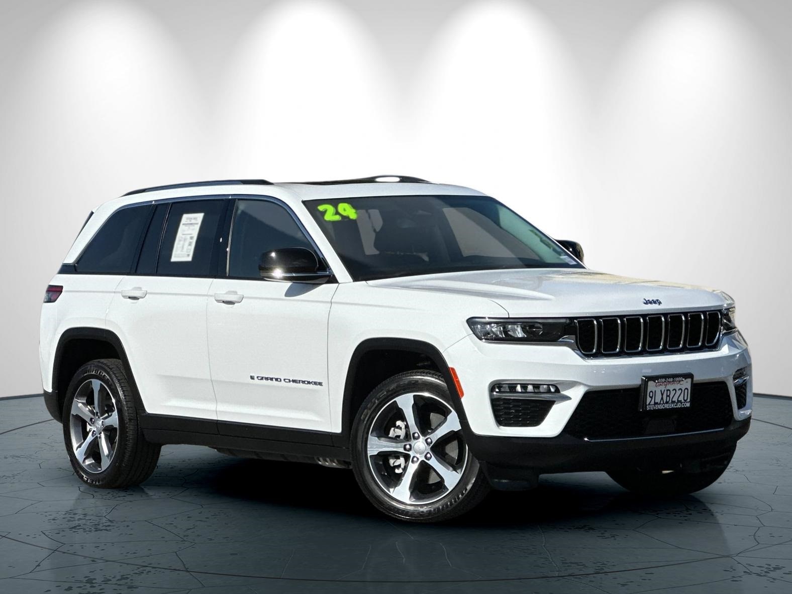 Certified 2024 Jeep Grand Cherokee 4xe with VIN 1C4RJYB62RC712803 for sale in San Jose, CA