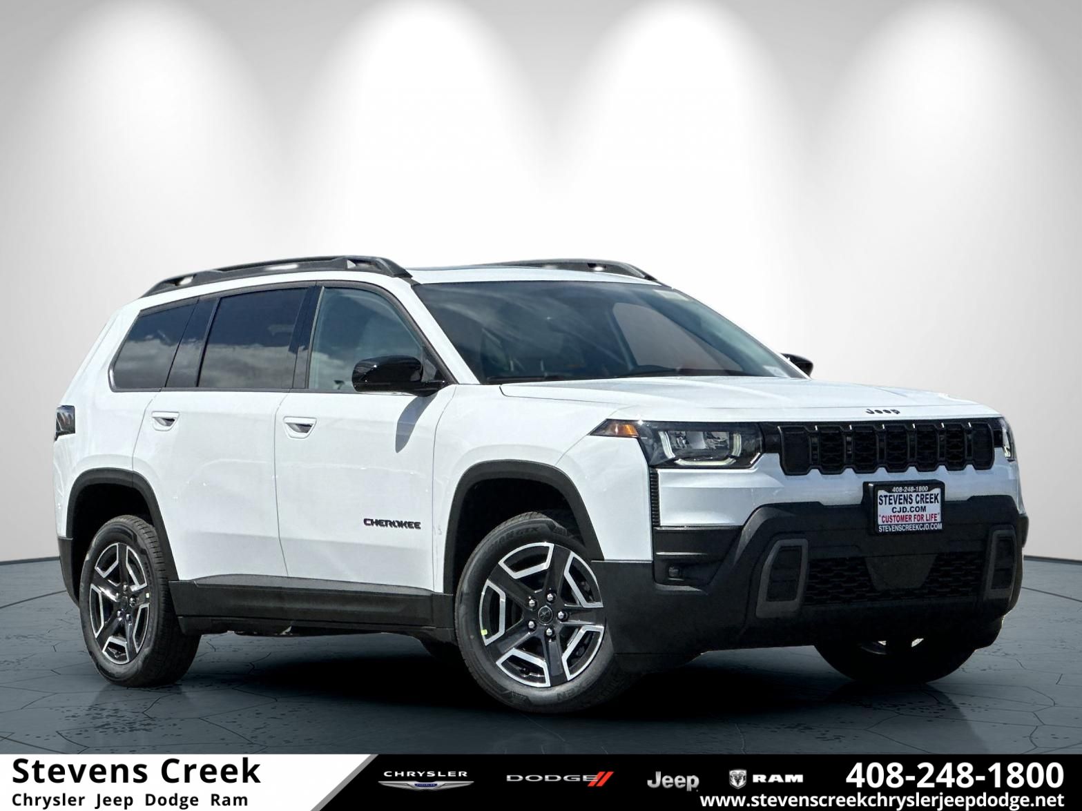 Bright White 2026 Jeep Cherokee Limited 4WD SUV / Crossover Four-Wheel Drive Continuously Variable Transmission