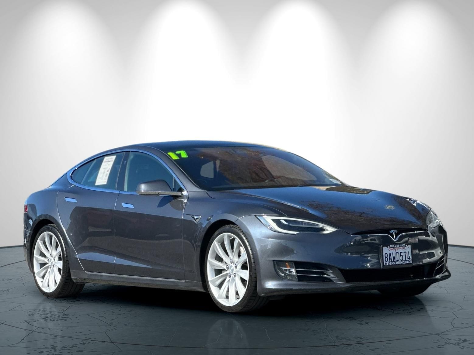 Used 2017 Tesla Model S 75D with VIN 5YJSA1E24HF211110 for sale in San Jose, CA