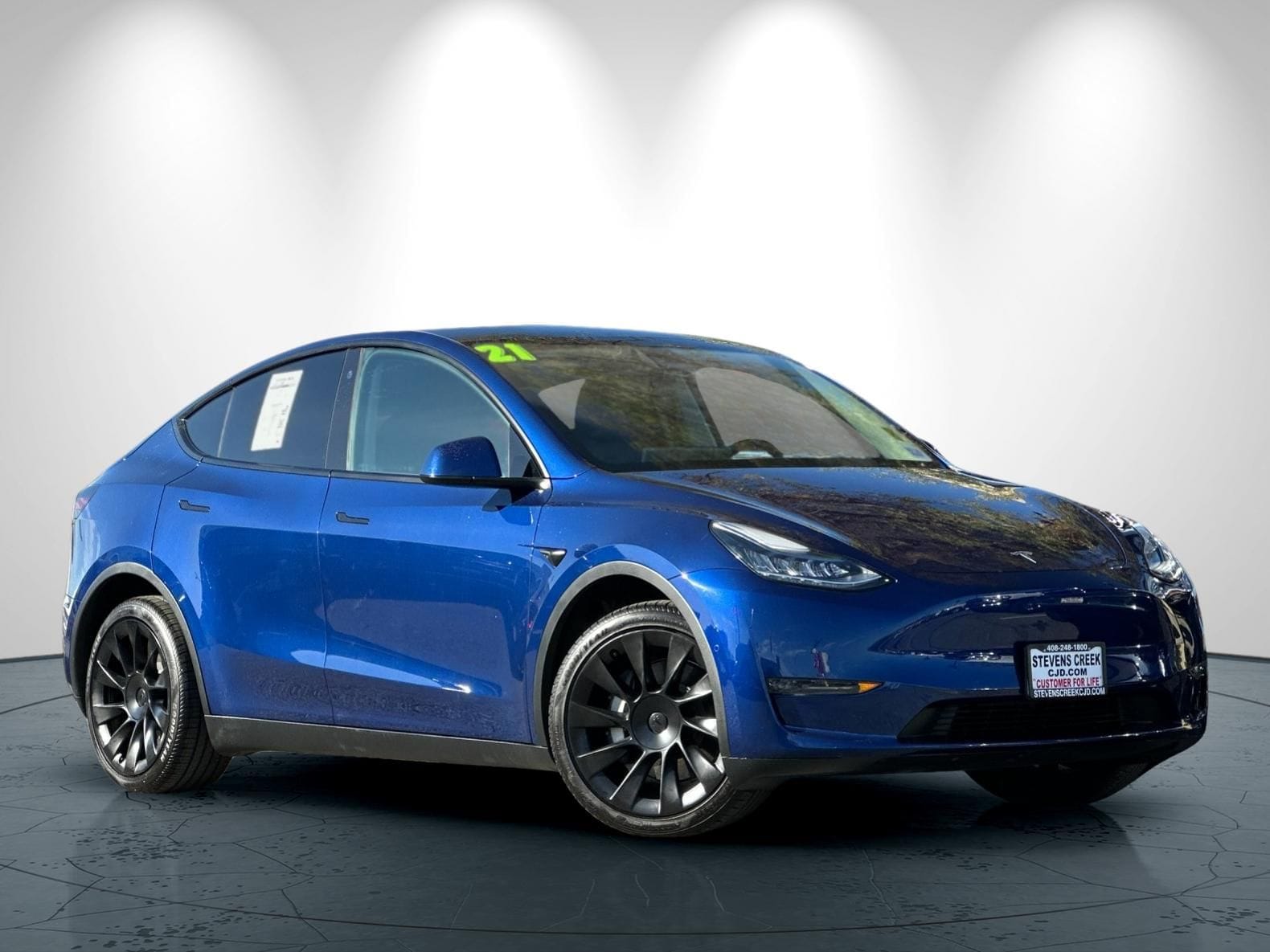 Used 2021 Tesla Model Y Long Range with VIN 5YJYGDEE1MF091653 for sale in San Jose, CA