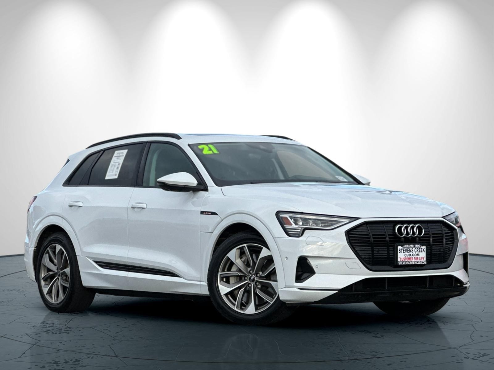 Used 2021 Audi e-tron Premium Plus with VIN WA1LAAGE4MB021262 for sale in San Jose, CA