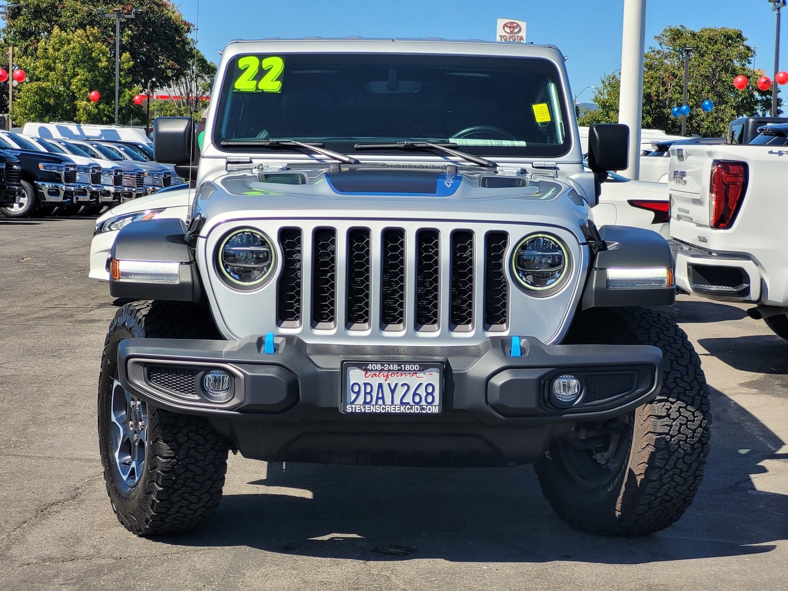 Used 2022 Jeep Wrangler Unlimited Rubicon 4XE with VIN 1C4JJXR6XNW170355 for sale in San Jose, CA