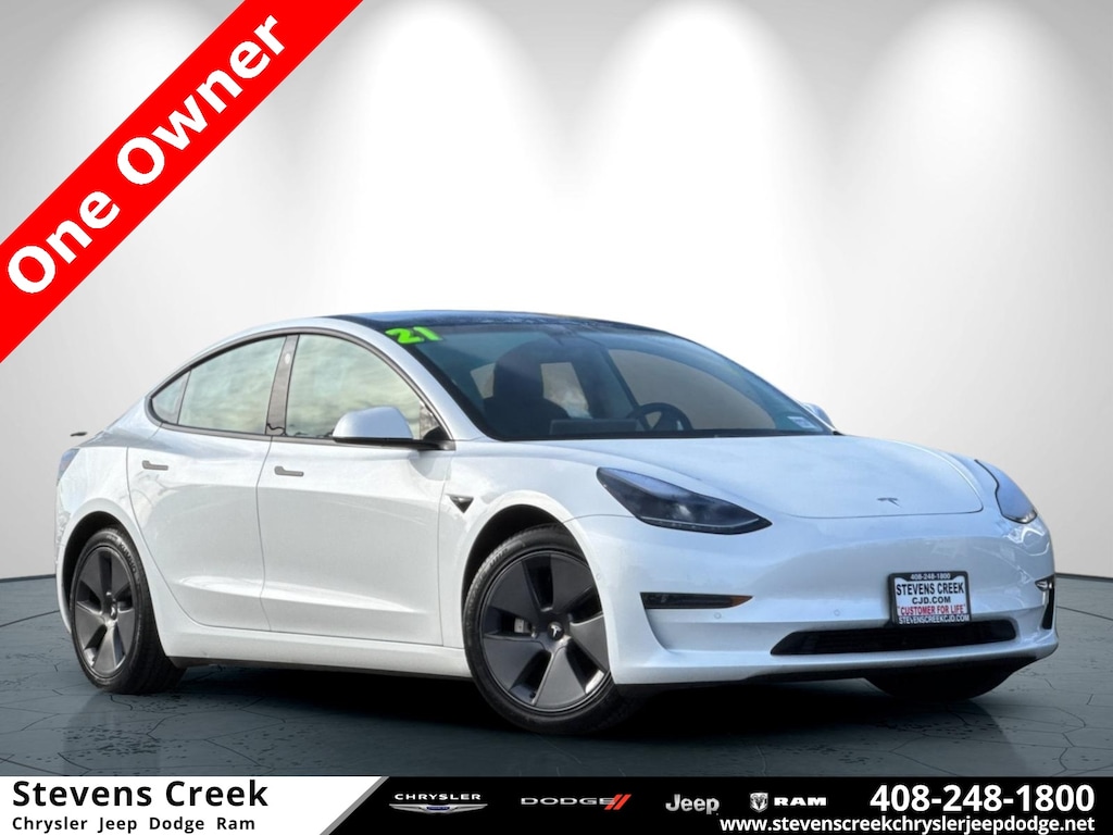 Used 2021 Tesla Model 3 Standard Range Plus Sedan